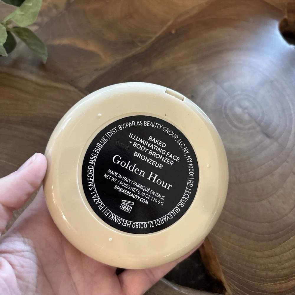 BIG SIZE Laura Geller Baked Body Frosting Face + Body Glow Golden Hour 0.7 Oz